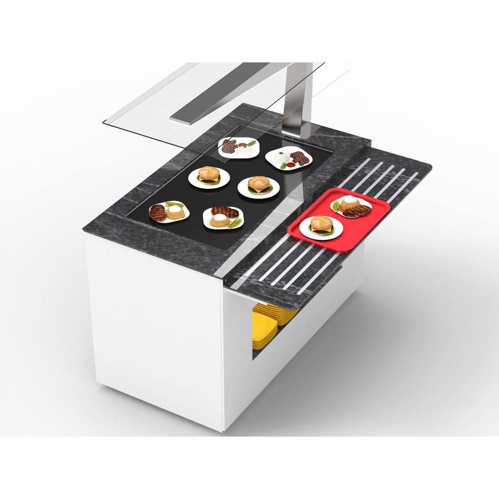 BUFFET ACCESORIO : PASABANDEJAS DE 400 MM